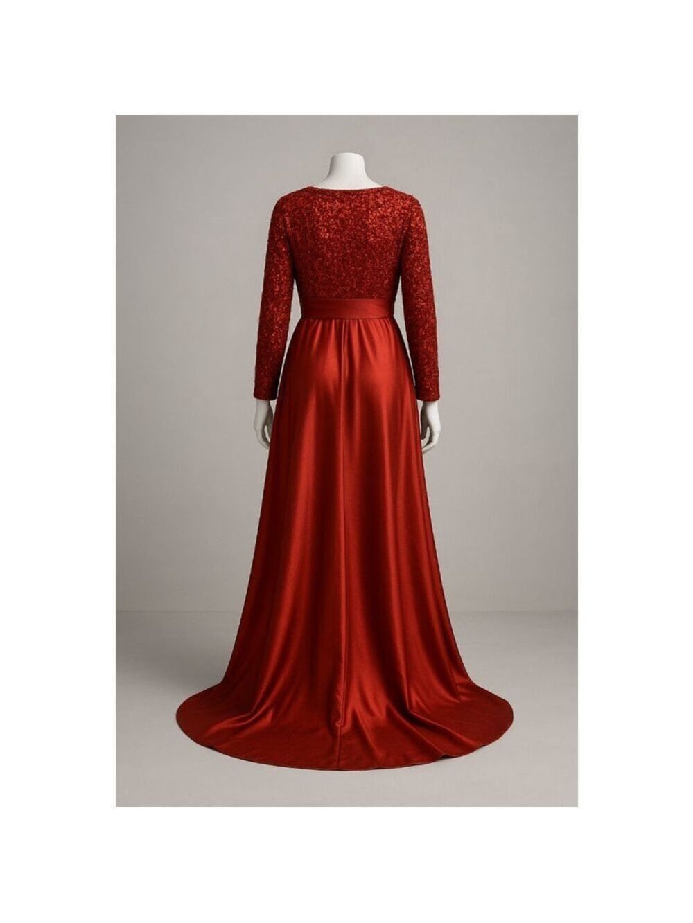 LanTing Wedding Dress, M, Red - Picture 4 of 14